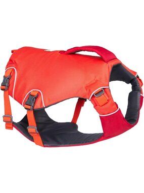 Dog Life Jacket for Safety, Adjustable Fit, Bright Orange, X-Small Size